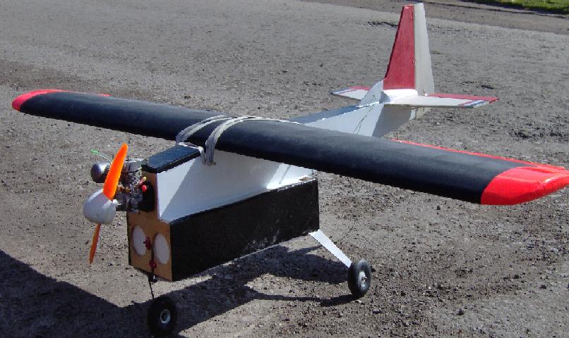 rc plane with bomb bay
